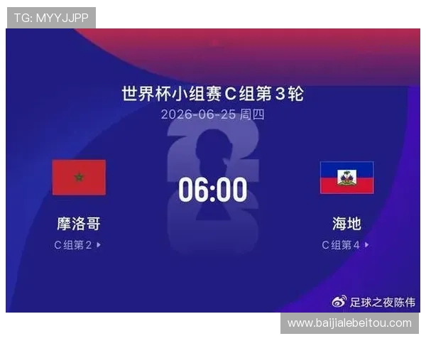世界杯摩洛哥VS海地比赛预期进球数及关键球员表现预测